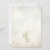 Speciale Levering Geslacht Neutraal Ooievaar Baby  Kaart (Achterkant)