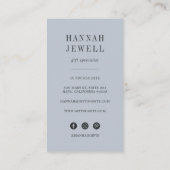 Speciale levering | Giften Service/Event Planner Visitekaartje (Achterkant)