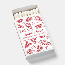 Speciale Levering Hand getrokken Pizza Baby shower