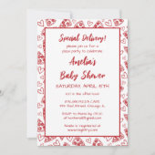 Speciale levering Italiaans Pizza Party Baby showe Kaart (Voorkant)