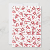 Speciale levering Italiaans Pizza Party Baby showe Kaart (Achterkant)