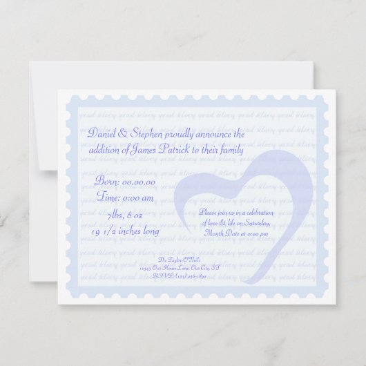 Speciale levering kaart (Voorkant)