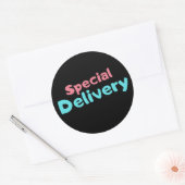 Speciale levering Kleine Verpakking Bedrijfs Ronde Sticker (Envelop)