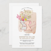 Speciale levering Little Mouse Baby shower Kaart (Voorkant / Achterkant)