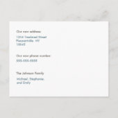 Speciale Levering Nieuwe Home Foto Briefkaart (Achterkant)