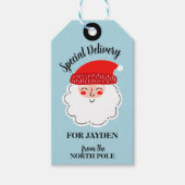 Speciale levering Noordpool Kerstmis Cadeaulabel (Voorkant)