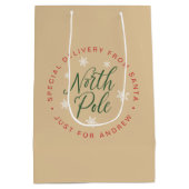 Speciale levering Noordpool Kraft Brown - Aangepas Medium Cadeauzakje (Achterkant)