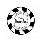 Speciale levering Noordpool — Santa Rubberstempel (Afrduk)