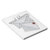 Speciale levering notitieblok (Schuin)