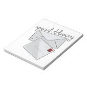 Speciale levering notitieblok (Linkerzijde)