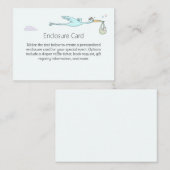 Speciale levering Ooievaar Informatiekaartje (Voorkant / Achterkant)