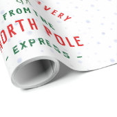 Speciale levering op de Noordpool Cadeaupapier (Rol Hoek)