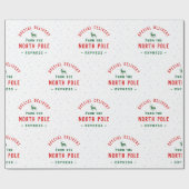 Speciale levering op de Noordpool Cadeaupapier (Vlak)