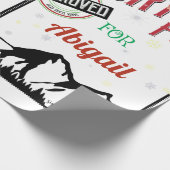 Speciale levering op maat van de Noordpool Cadeaupapier (Hoek)