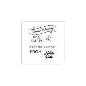 Speciale levering op Noordpool Rubberstempel (Afrduk)