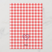 Speciale levering, Pizza Baby Shower Uitnodiging (Achterkant)