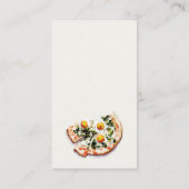 Speciale Levering Pizza Luier Raffle Baby shower Informatiekaartje (Achterkant)