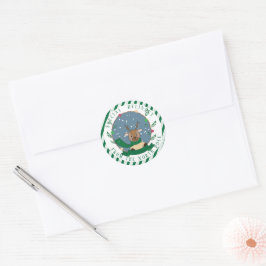 Speciale levering rendiergroene stickers