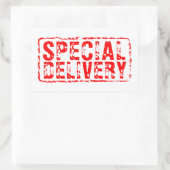 Speciale Levering  rood rubber stempel stickers (Tas)