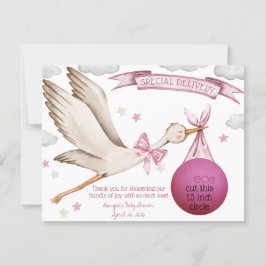 Speciale levering! Roze Ooievaar EOS Lippenbalsem Kaart
