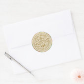 Speciale levering - Sinterklaas - Nice List Ronde Sticker (Envelop)