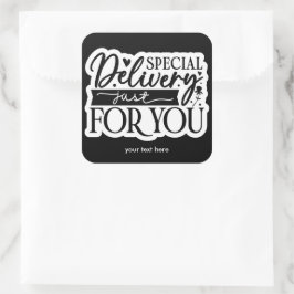 Speciale levering sticker