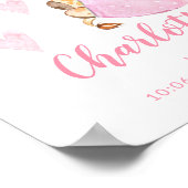 Speciale levering Stork Giraffe Baby geboorte Stat Poster (Hoek)