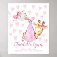 Speciale levering Stork Giraffe Baby geboorte Stat