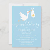 Speciale levering Stork Star Baby shower Sprinkle Kaart (Voorkant)