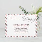 SPECIALE LEVERING | UITNODIGING TOT BABY SHOWER (Staand voorkant)