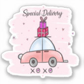 Speciale levering Valentijnsdag Sticker (Voorkant)