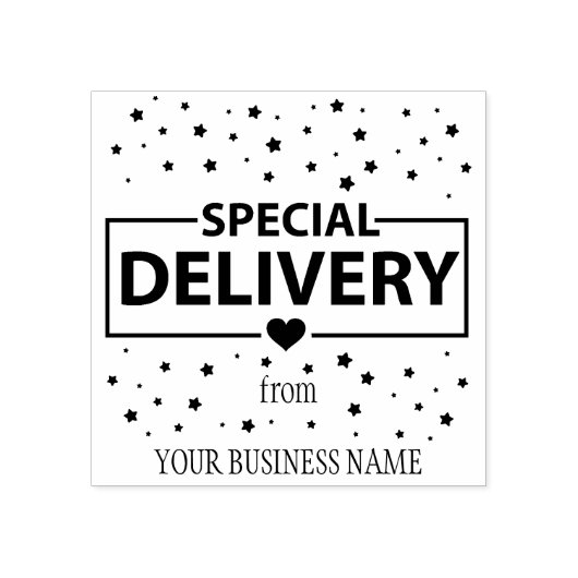 Speciale levering van aangepaste bedrijfspakketten rubberstempel (Afrduk)