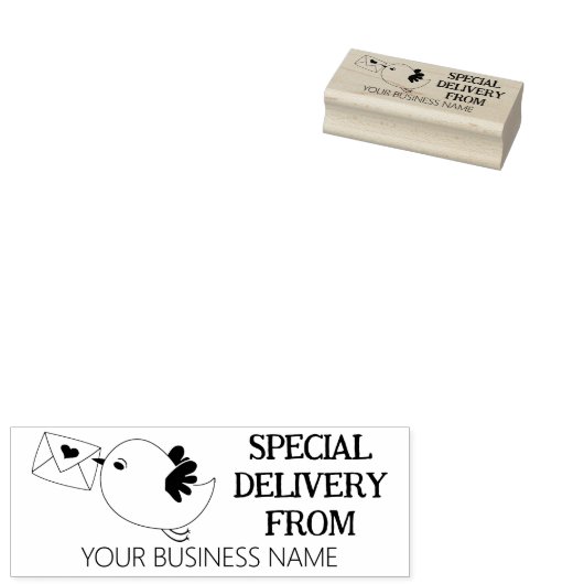 Speciale levering van aangepaste bedrijfspakketten rubberstempel (Gestempeld)