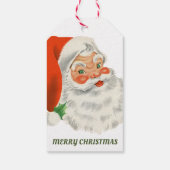 Speciale levering van de kerstman cadeaulabel (Achterkant)