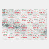 Speciale levering van de Noordpool Snowy Inpakpapier Vel (Voorkant 3)