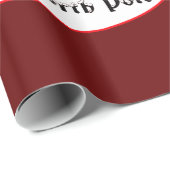 Speciale levering van het donkerrood op de Noordpo Cadeaupapier (Rol Hoek)