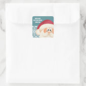 Speciale levering van het Kerst sticker Noordpool (Tas)