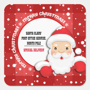 Speciale levering van het Kerst sticker Noordpool