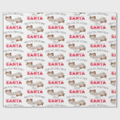 Speciale Levering Van Kerstman Aangepaste Naam Ker Cadeaupapier (Vlak)