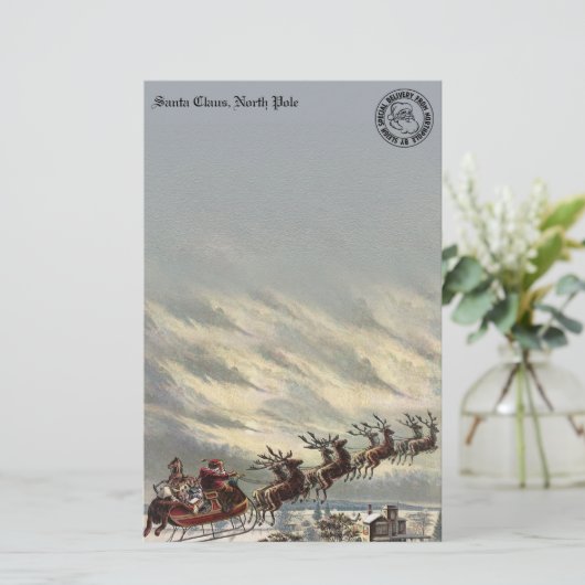 Speciale levering van Noordpool door Sleigh (Staand voorkant)