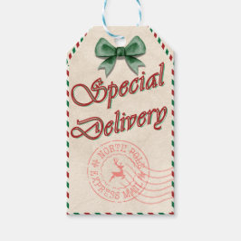 Speciale levering van Santa Christmas Gift Label Cadeaulabel