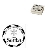 Speciale levering van Santa Christmas Seal Rubberstempel (Gestempeld)