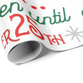 Speciale levering van Santa Claus Red en Green Cadeaupapier (Rol Hoek)