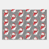 Speciale levering van Santa Snowman North Pole Inpakpapier Vel (Voorkant 3)