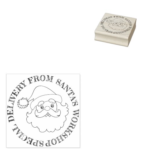 Speciale levering van Santas Workshop Rubberstempel (Gestempeld)