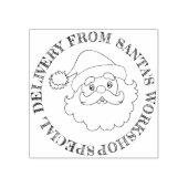 Speciale levering van Santas Workshop Rubberstempel (Afrduk)