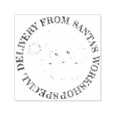 Speciale levering van Santas Workshop Zelfinktende Stempel (Design)
