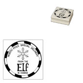 Speciale levering van The Elf in Charge Seal Rubberstempel (Gestempeld)