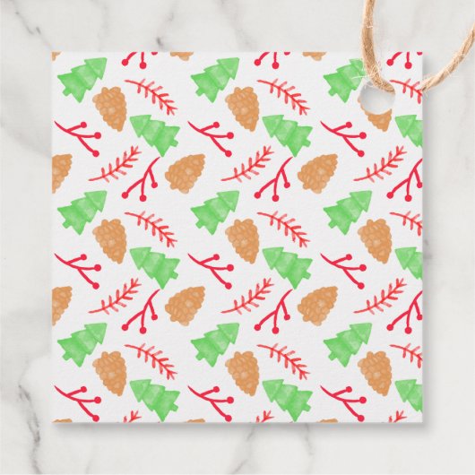 Speciale levering vanaf de kerstman bedankjes labels (Achterkant)