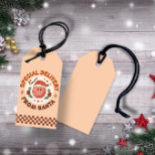 Speciale levering vanaf de kerstman cadeaulabel